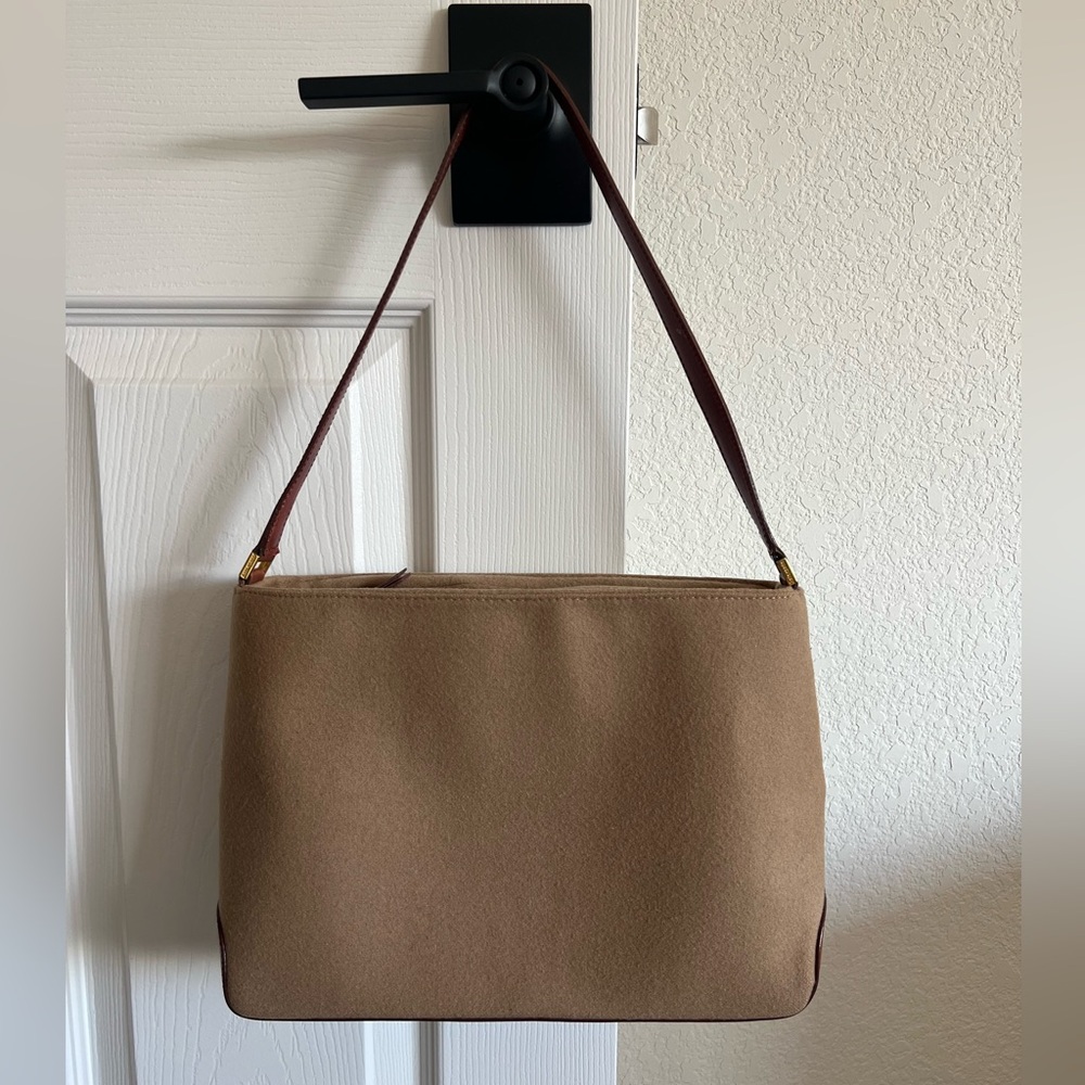 Kate Spade Vintage Made in Italy Wool Shoulder Bag